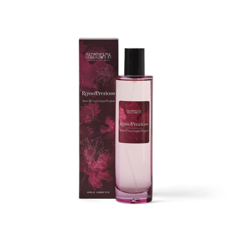 Spray ambiente 100 ml Rosso Prezioso ROSE' D'UVA E LEGNI PREGIATI - Nasoterapia