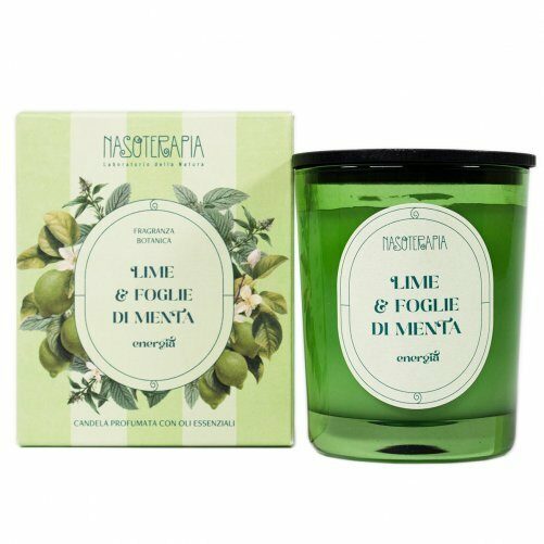 Candela 180g LIME E FOGLIE DI MENTA - Nasoterapia