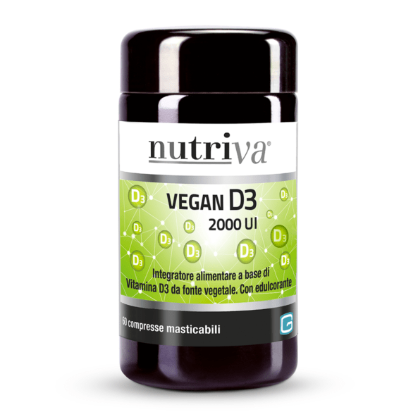 Vegan D3 2000UI masticabili Nutriva Herbasi