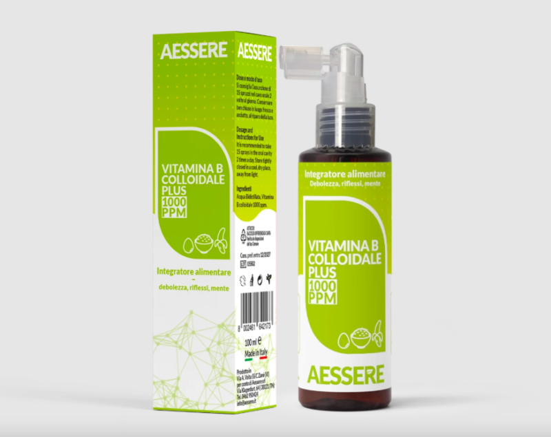 Vitamina B colloidale Spray Aessere Herbasi